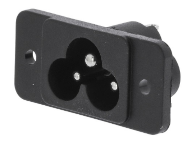 Ficha Painel Femea Tripolar (IEC-320-C6)