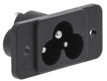 Ficha Painel Femea Tripolar (IEC-320-C6)