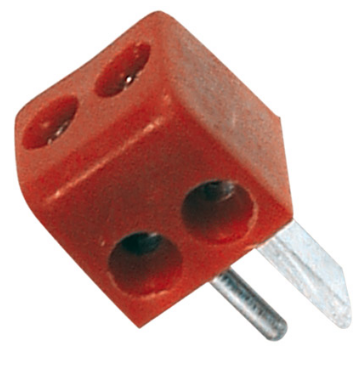 Ficha Ponto Traço Macho Simples - Vermelho