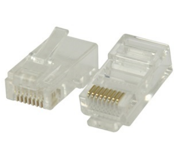 Ficha Telefone-Rede RJ45 8 Pinos CAT6