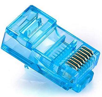 Ficha Telefone-Rede RJ45 8 Pinos CAT6