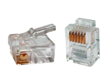 Ficha Telefone RJ12 6 Pinos 6P6C