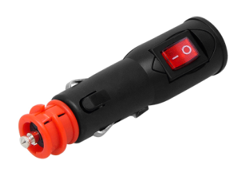 Ficha de Isqueiro Macho c/ Interruptor