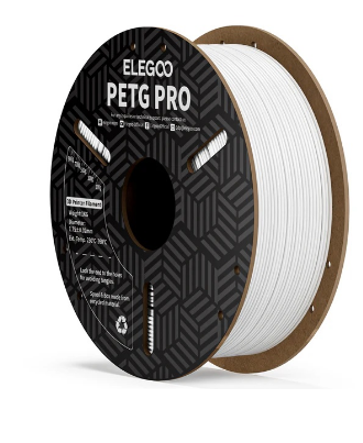 Filamento de Impressão 3D PETG Pro 1,75mm 1Kg (Branco) - ELEGOO
