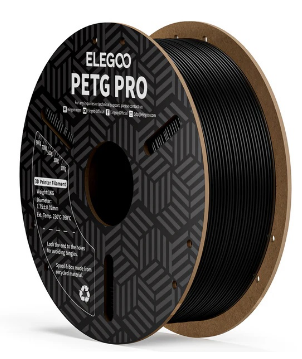Filamento de Impressão 3D PETG Pro 1,75mm 1Kg (Preto) - ELEGOO