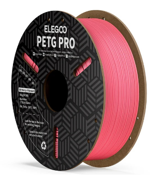 Filamento de Impressão 3D PETG Pro 1,75mm 1Kg (Rosa) - ELEGOO