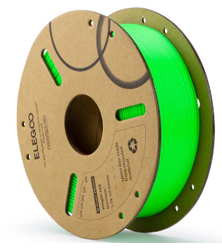 Filamento de Impressão 3D PLA 1,75mm 1Kg (Verde Luz) - ELEGOO