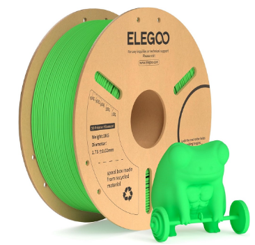 Filamento de Impressão 3D PLA 1,75mm 1Kg (Verde) - ELEGOO