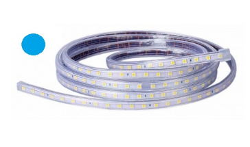 Fita 120 LEDs SMD3014 Flexivel IP65 Azul 220V 900Lm (metro)