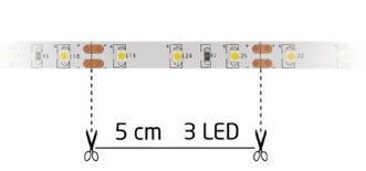 Fita 300 LEDs SMD2835 IP65 Branco Q. 12V - 5 mts