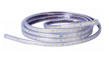 Fita 60x LED´s SMD5050 Flexivel IP65 Branco Frio 6000K 220V 14,4W 900Lm (metro)