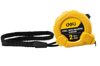Fita Métrica de Aço 2m/13mm (Amarelo) - DELI