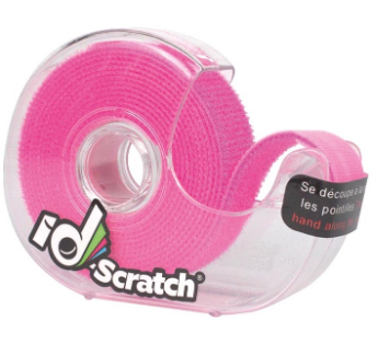 Fita de Velcro 2m x 2cm (Rosa) - ID-SCRATCH