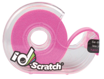 Fita de Velcro 2m x 2cm (Rosa) - ID-SCRATCH