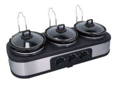 Fogão Elétrico Triplo 300W (3x 1,3L) - DUNLOP