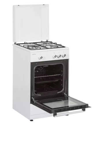 Fogão a Gás 3 Bocas + Forno 43L (Branco) - INFINITON