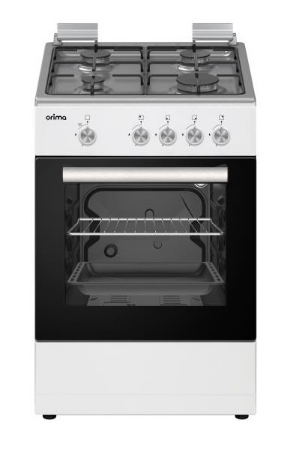 Fogão a Gás 4 Zonas 54L (Branco) - ORIMA