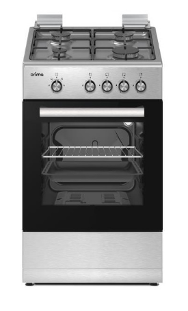 Fogão a Gás 4 Zonas 54L (Inox) - ORIMA