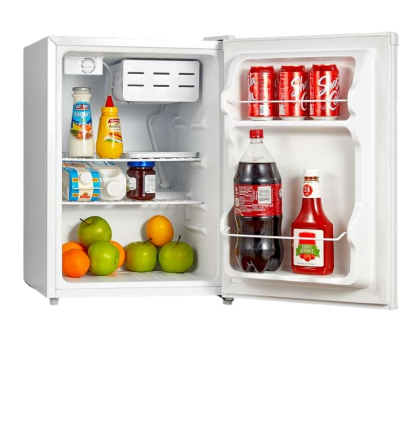 Frigorífico 1 Porta CF90WE 66L c/ Congelador (Branco) - CONFORTEC