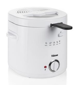 Fritadeira 1,5L 1000W (Branco) - TRISTAR