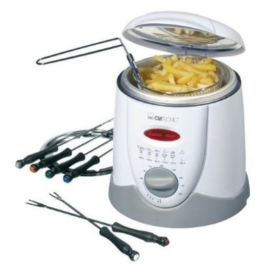 Fritadeira e Fondue FFR 2916 1L 900W - CLATRONIC