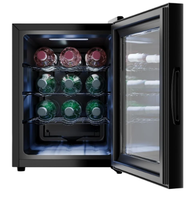 Garrafeira Grand Saigneé 32L / 12 Garrafas (Preto) - TRISTAR