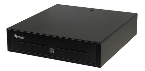 Gaveta de Dinheiro Manual 42cm RJ11 (Preto) - EQUIP