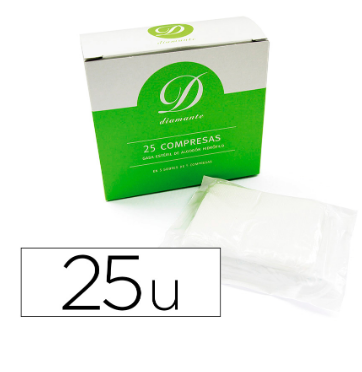 Gaze Esteril Algodao Hidrofilo Caixa De 25 Unidades - DIAMANTE
