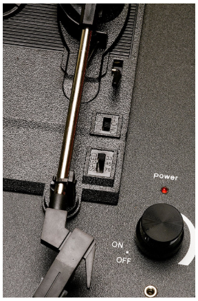 Gira Discos 2W c/ USB (Azul) - DENVER