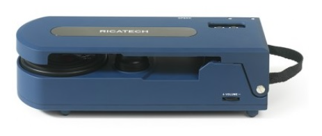 Gira Discos Portátil 33/45 RPM USB 1x 0,5W (Azul) - RICATECH