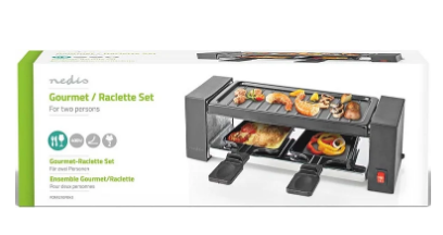 Grelhador Raclette 400W (30,5 x 10 cm) - NEDIS