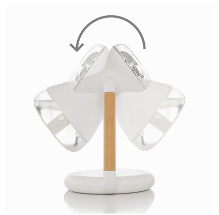 Humidificador Difusor de Aromas "3-EM-1" Misvolt c/ Carregador Qi Indução s/ Fios - INNOVAGOODS