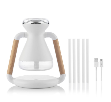 Humidificador Difusor de Aromas "3-EM-1" Misvolt c/ Carregador Qi Indução s/ Fios - INNOVAGOODS
