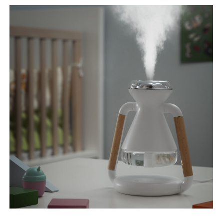 Humidificador Difusor de Aromas "3-EM-1" Misvolt c/ Carregador Qi Indução s/ Fios - INNOVAGOODS