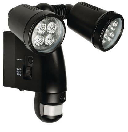 Iluminação Exterior em LED c/ Camara e Sensor Movimento Ocultos - Konig