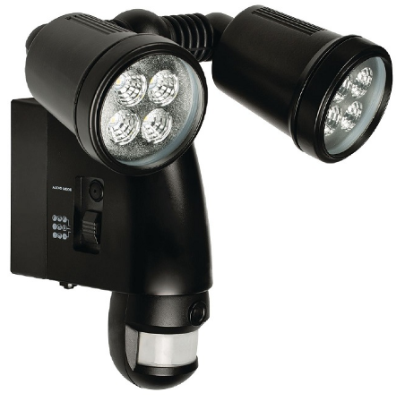 Iluminação Exterior em LED c/ Camara e Sensor Movimento Ocultos - Konig