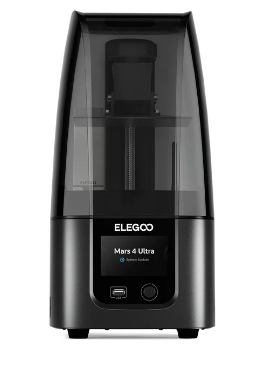 Impressora de Resina 3D Mars 4 Ultra 7" 9K Mono LCD (153 x 77 x 165 mm) - ELEGOO