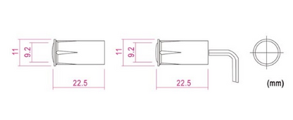 Interruptor Magnético 0,5A 100V DC (Normalmente Fechado) c/ Cabo 25cm - VELLEMAN
