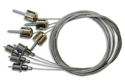 Kit 2x Suportes Suspensão (1 metro) p/ Paineis e Luminarias de LED
