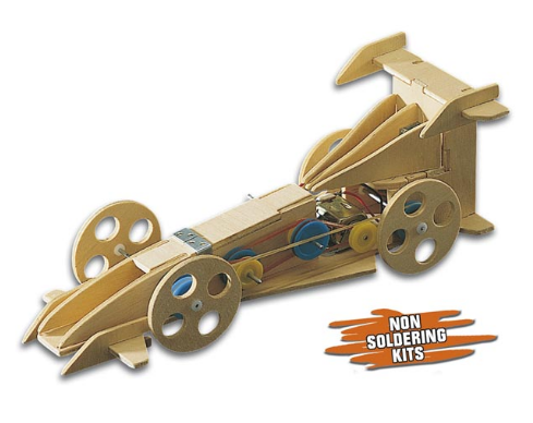 Kit Formula 1 Motorizado em Madeira