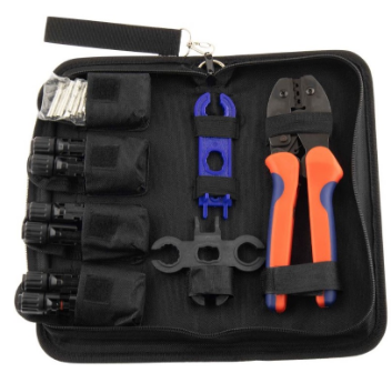 Kit Montagem de Fichas Solares + Alicate de Cravar