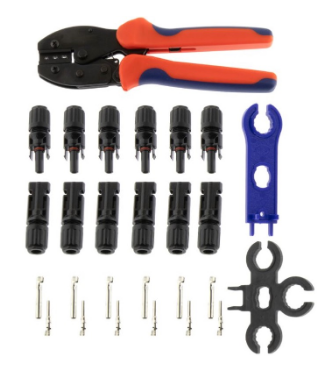 Kit Montagem de Fichas Solares + Alicate de Cravar