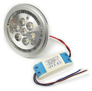 Lampada LED AR111 G53 Aluminio 220V 7x2W 6000K 840Lm Dimável