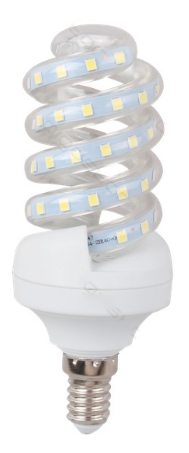 Lampada LED Espiral 220V E14 B5 9W Branco F. 6000K 360º 840Lm