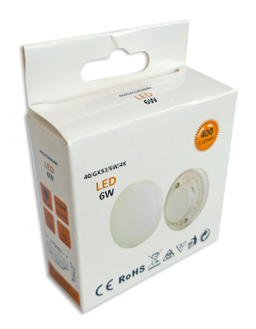 Lampada LED Dimável 220V GU10 5W Branco Q. 3000K 250Lm