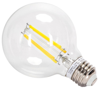 Lâmpada LED Inteligente E27 G80 Filamento Mesh Bluetooth 220V 6W 2700K~6500K 850Lm (Transparente)