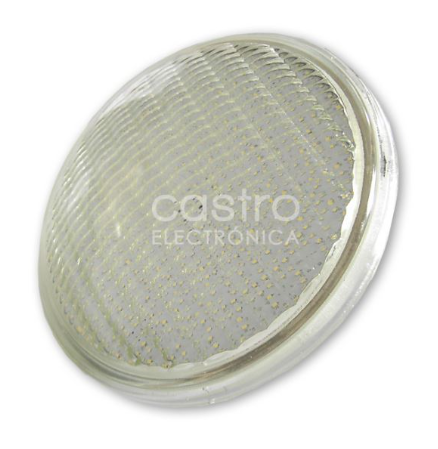 Lampada LED PAR56 p/ Piscina 12~24VAC 18W IP68 6000K 1800Lm