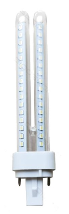 Lampada LED PLC G24 2U 220V 11W 4000K 360º 1070Lm