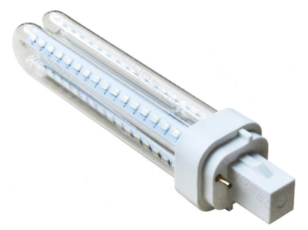 Lampada LED PLC G24 2U 220V 11W 4000K 360º 1070Lm