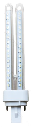 Lampada LED PLC G24 2U 220V 11W 6000K 360º 1070Lm